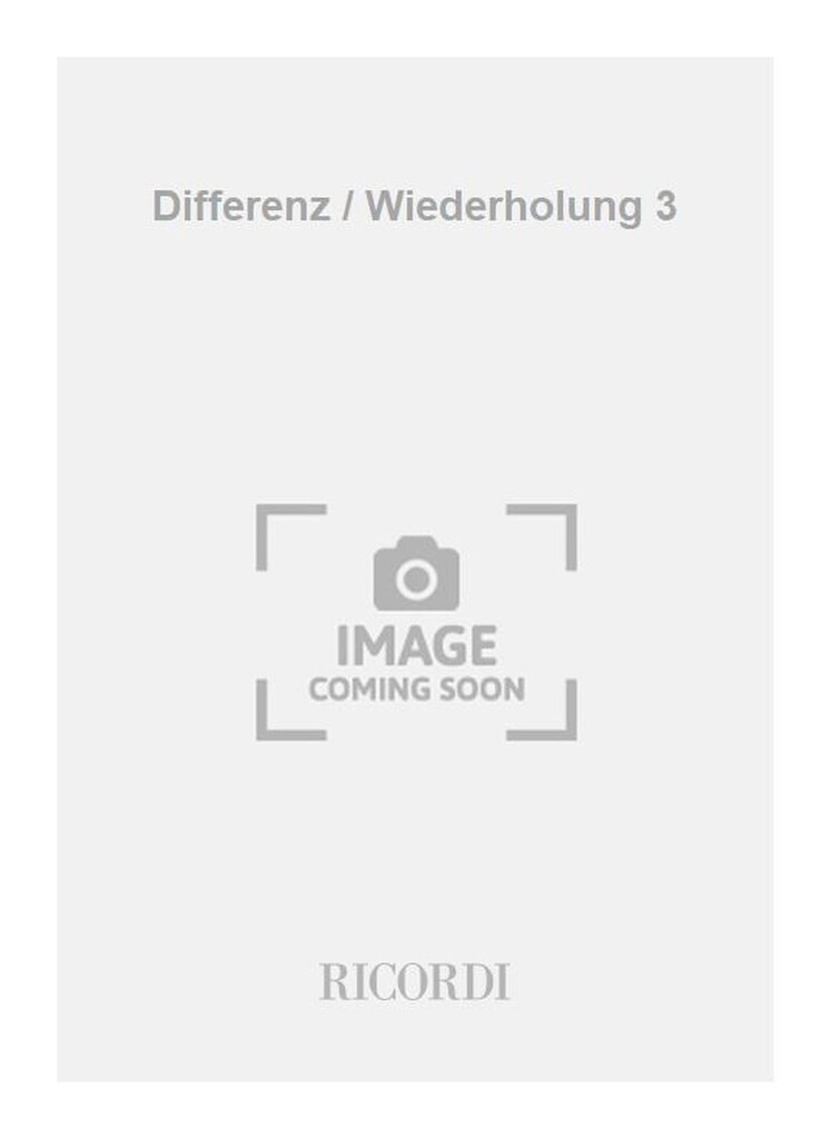 Differenz / Wiederholung 3